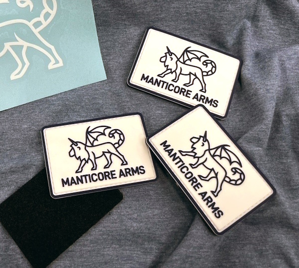 2″ x 3″ Manticore Arms velcro morale patch